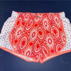 Aerie sport shorts running xs Paisley Polka dot mosaic